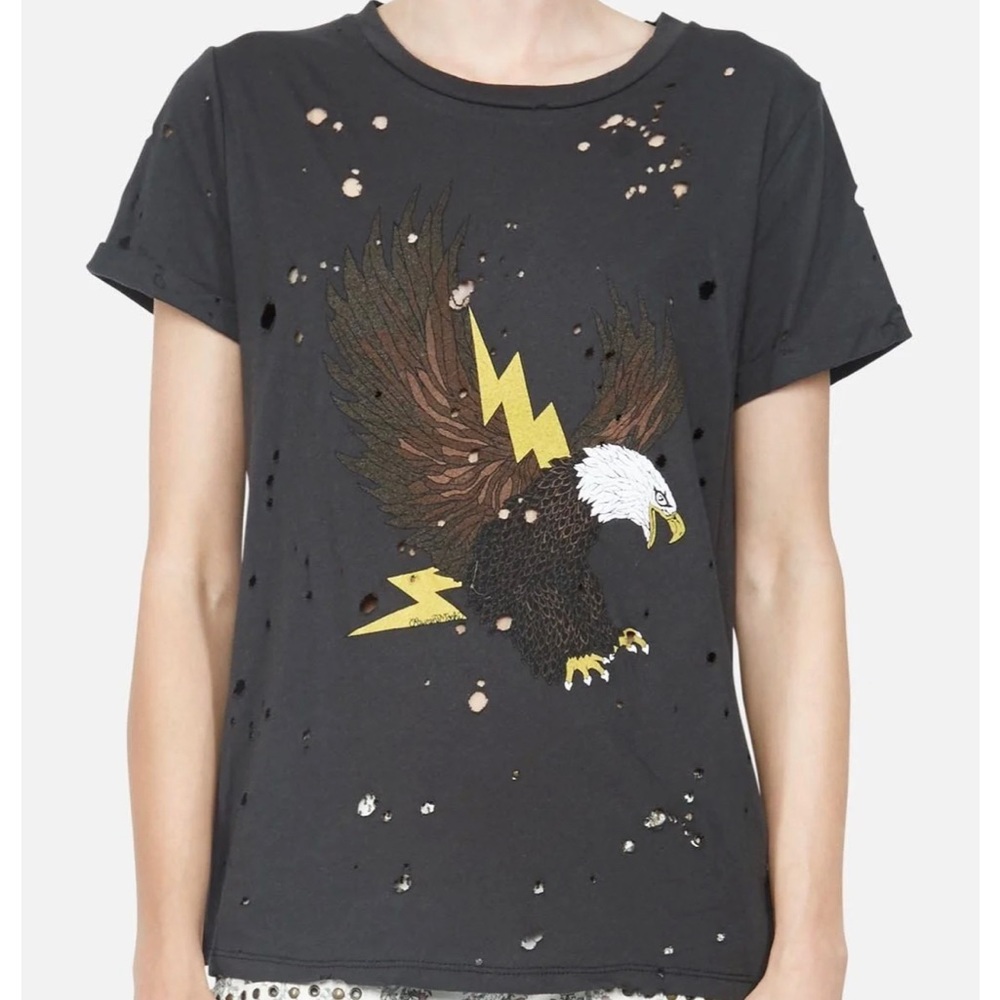 Revolve Lauren Moshi Limp Lightning Eagle Tee Size Large